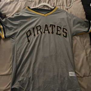 Gray Pirates Jersey with Yellow Accents